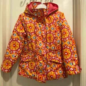 Hanna Anderson girls ski jacket/winter coat 6-7 size
